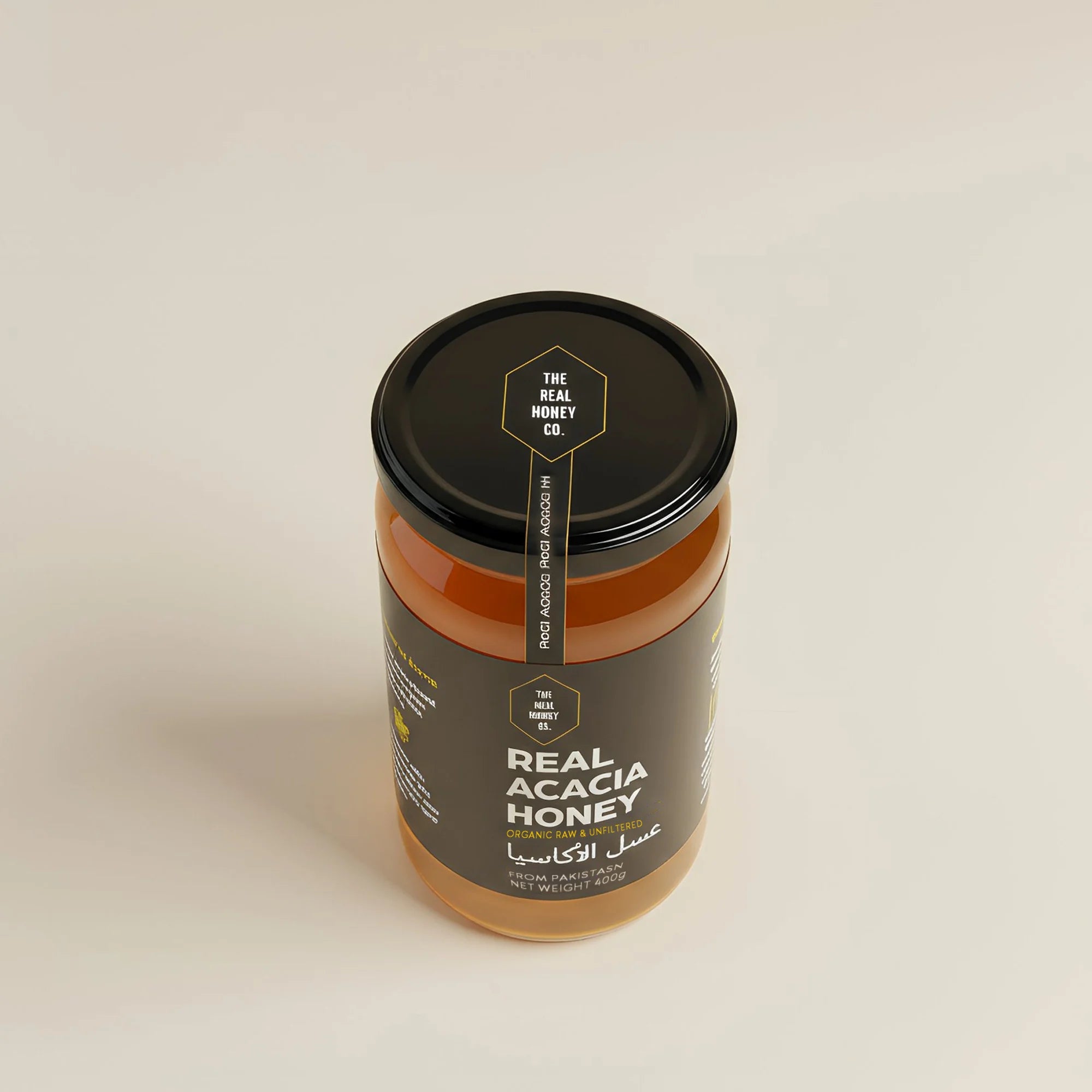 Real Acacia Honey 400g Delicate and Smooth Honey with Golden Color