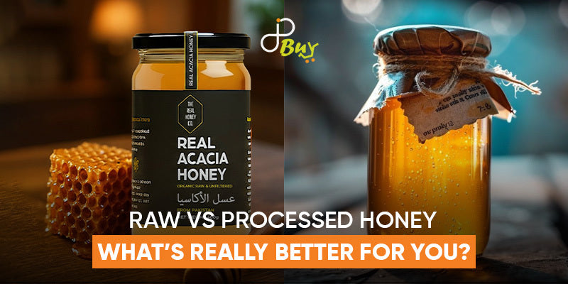 raw vs processed honey