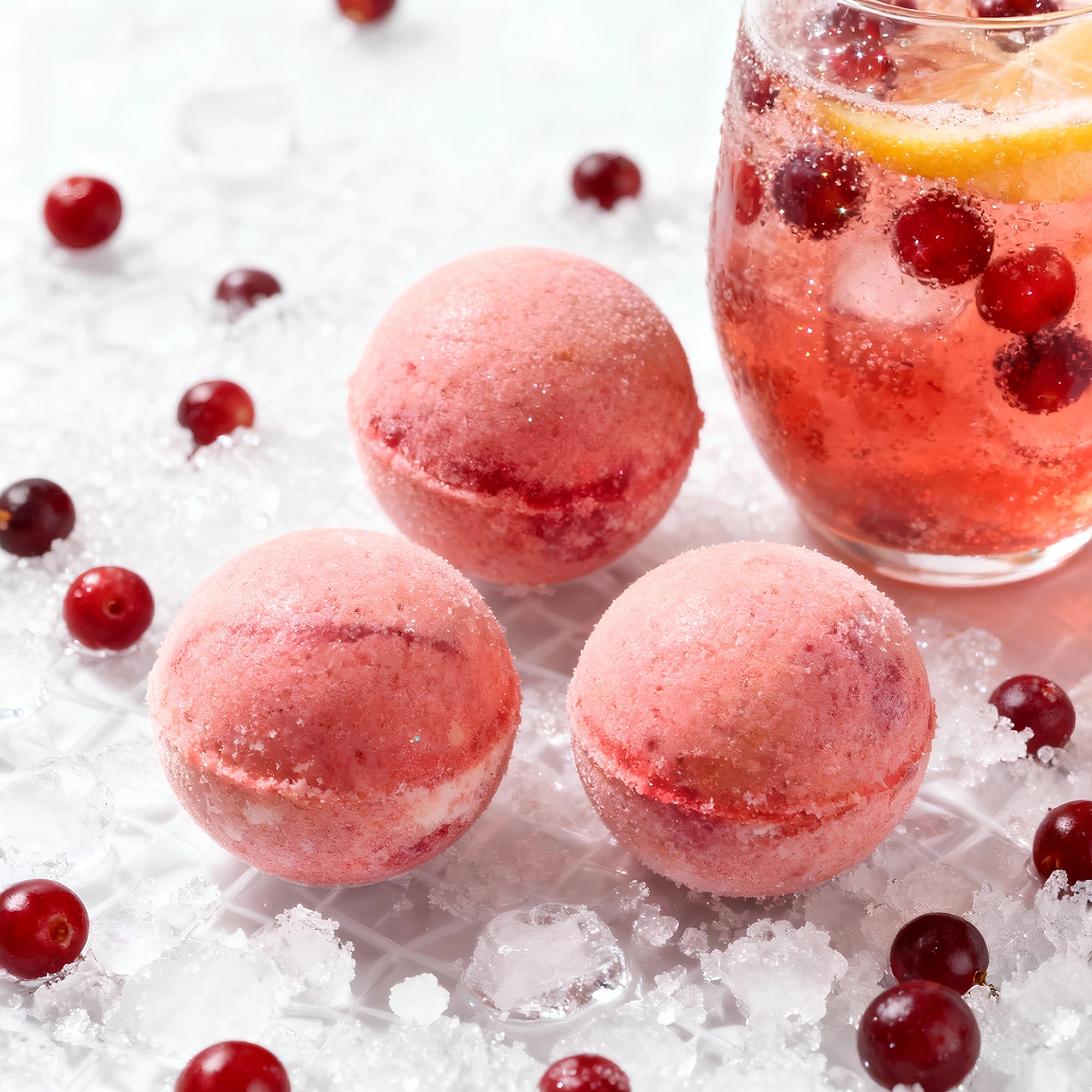 Cranberry Mimosa Cocktail Bomb – Sparkling Citrus & Berry Flavor