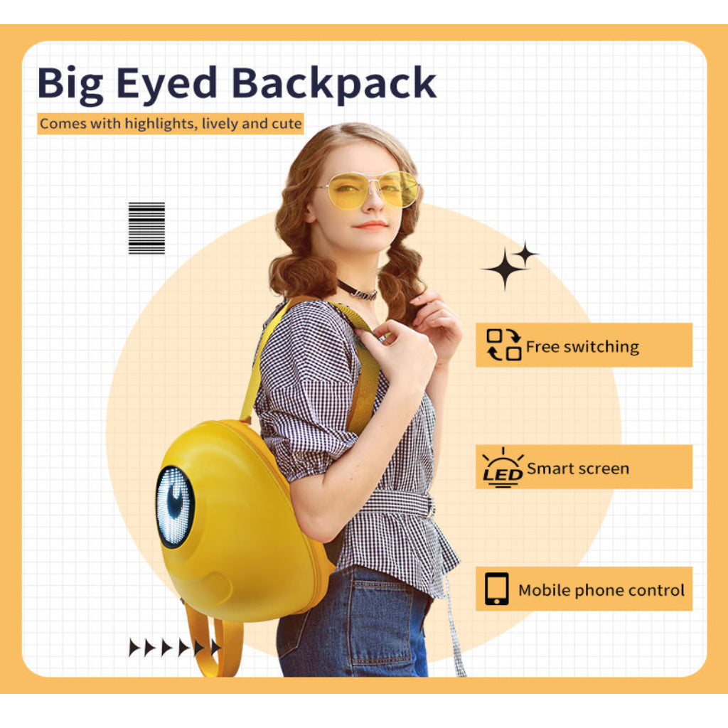 big eyed backpack for kids