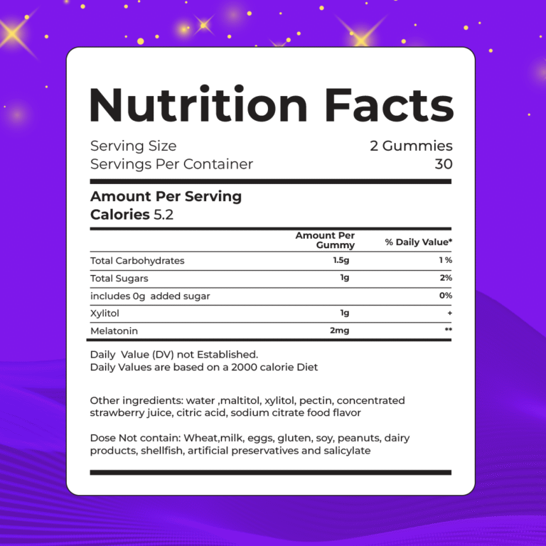 Wake Rested & Relaxed with Sleep Vitamin Gummies