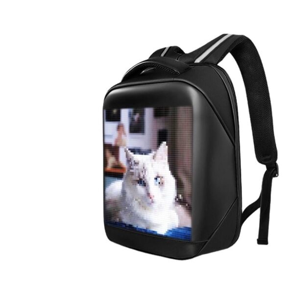 Smart App Control LED Backpack – Customizable Light Display - Image 4