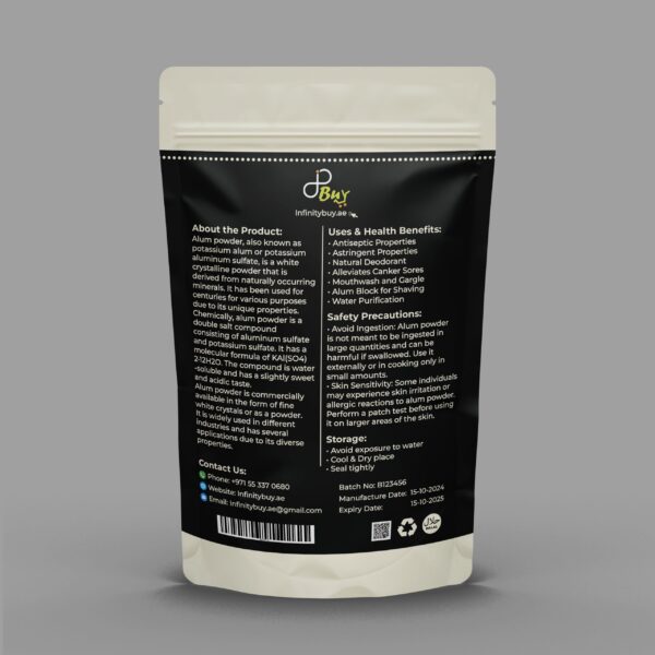 Alum Powder | Natural | Multi-Purpose Use - Image 2