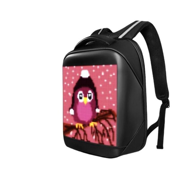 Smart App Control LED Backpack – Customizable Light Display - Image 3