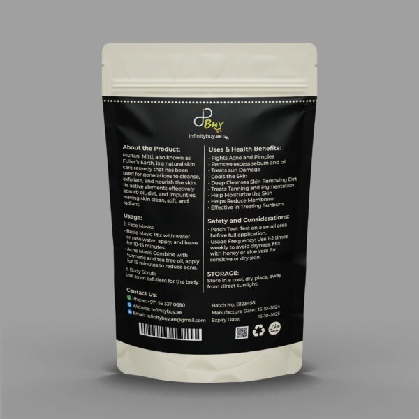 Fullers Earth | Multani Mitti | Natural Skin Care - Image 2