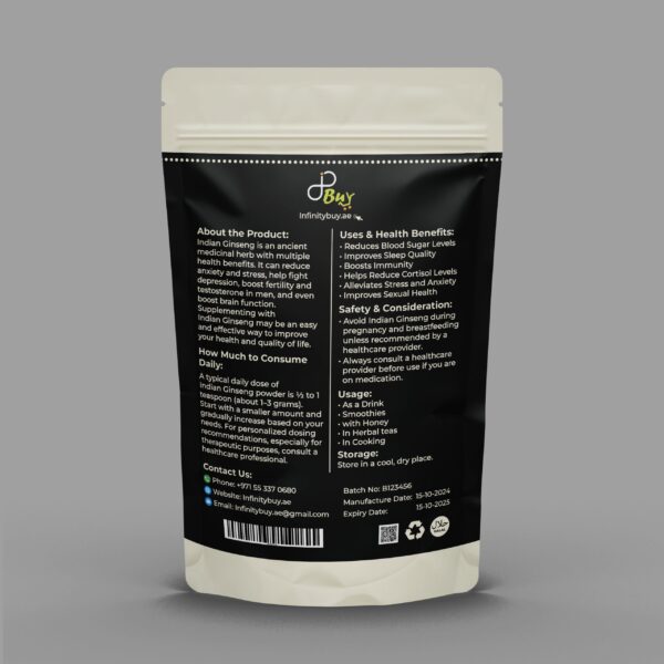 Indian Ginseng | Ashwagandha | Natural Stress Relief - Image 2