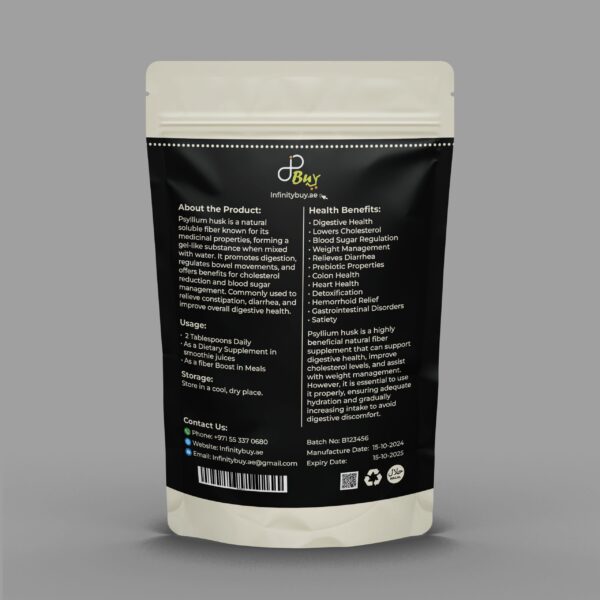 Psyllium Husk | Natural Fiber | Digestive Health - Image 2