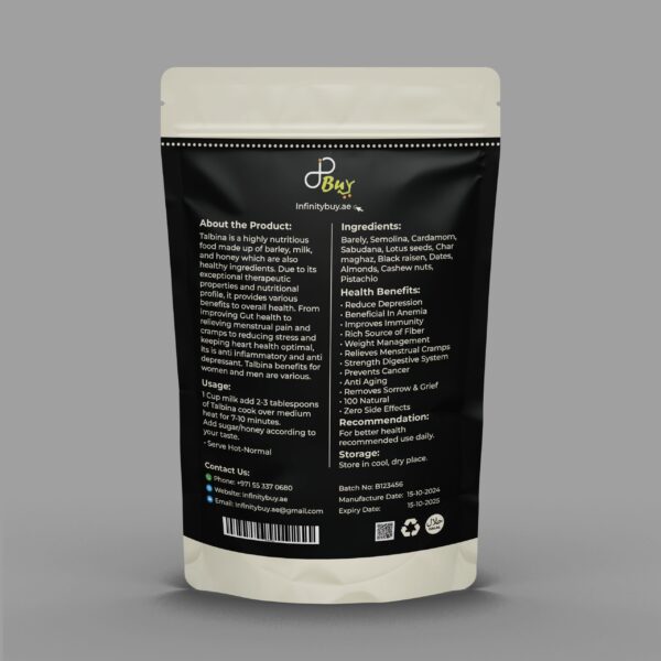 Talbina Powder – Natural Barley Remedy for Digestive Health - Image 2