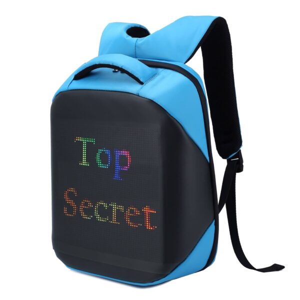 Smart LED Display Backpack – Customizable Digital Screen - Image 2