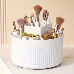 Rotating Makeup Brush Organizer