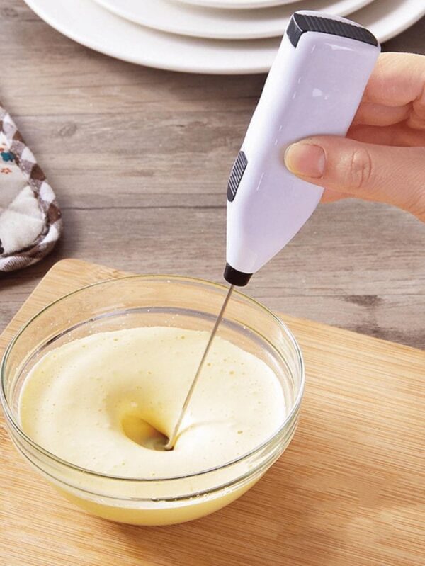 Handheld Electric Battery Beater with Stainless Steel Attachments - Image 2