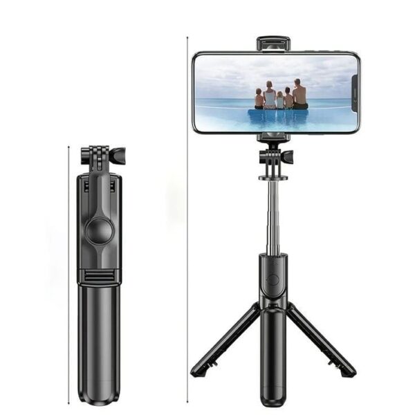 R1s Mobile Tripod Selfie Stick with Bluetooth Remote - Image 3