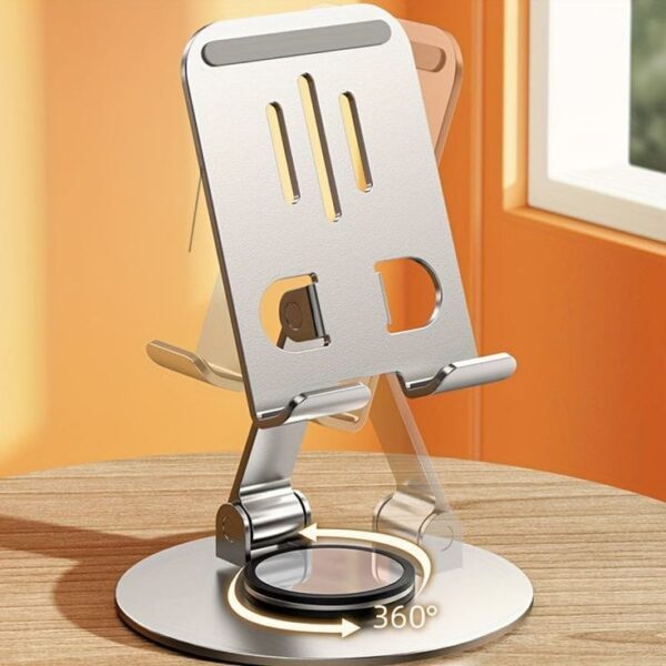 360° Rotating Mobile Holder Adjustable, Sturdy & Convenient Smartphone Stand - Image 4