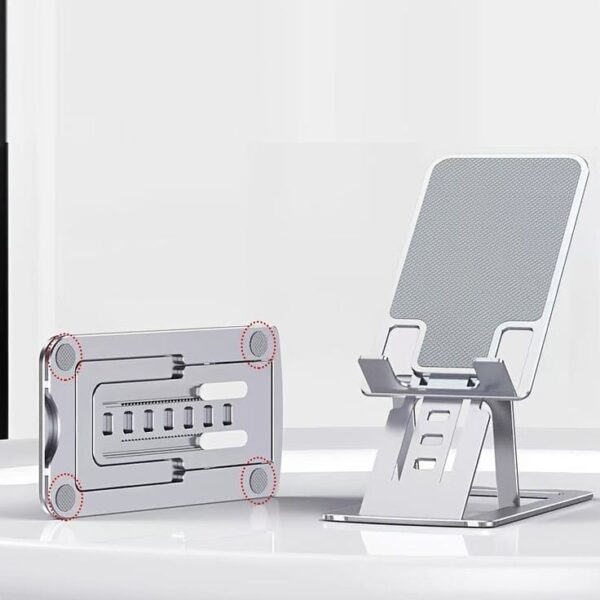 360° Rotating Mobile Holder Adjustable, Sturdy & Convenient Smartphone Stand - Image 3