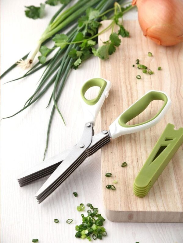 5 Layers Scallion Scissors for Easy Herb Cutting - Image 3