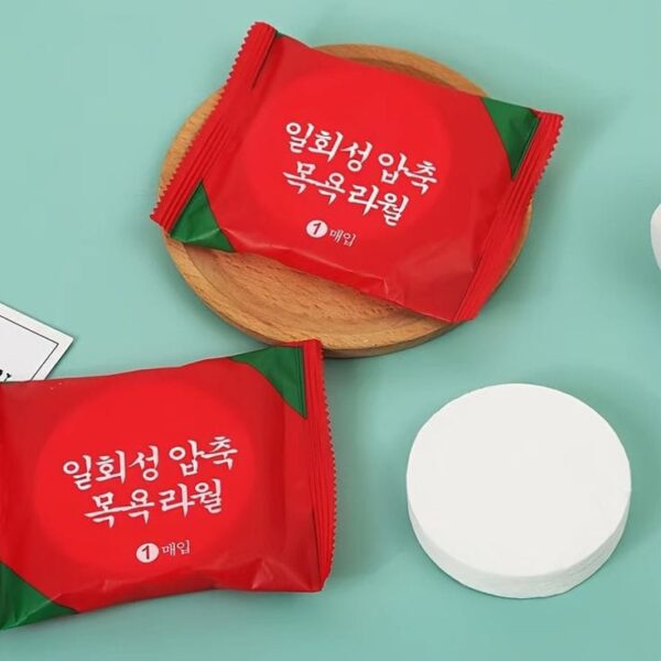 Compact & Hygienic Disposable Towel Tablets for On-the-Go Freshness - Image 4