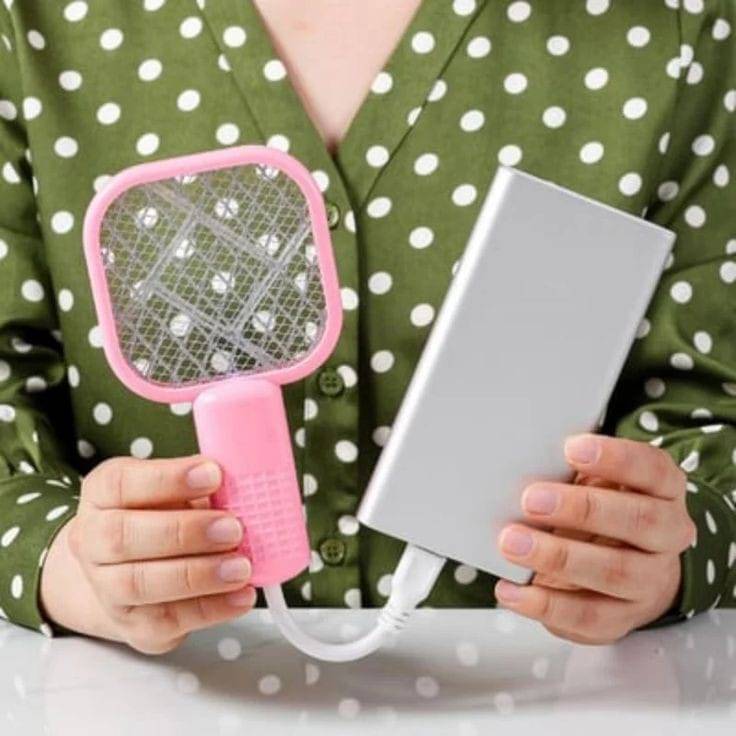 Mini Electronic Mosquito Swatter Portable & Safe Insect Killer