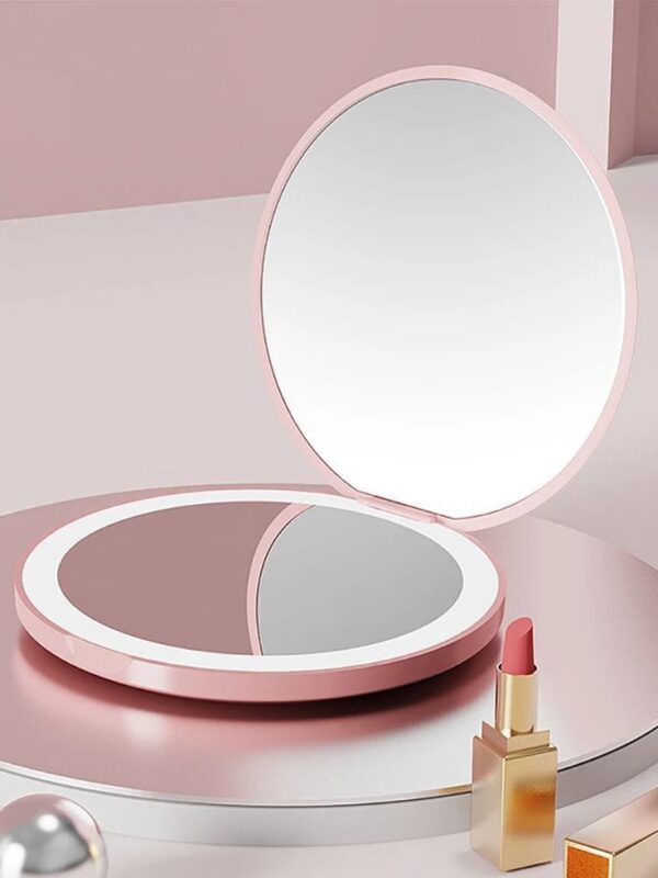 Smart Makeup Mirror with LED Light and Built-in Timer - Image 4
