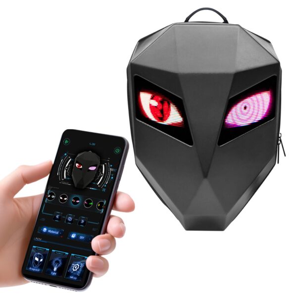 Smart LED Message Backpack – Customizable Digital Display Bag - Image 3